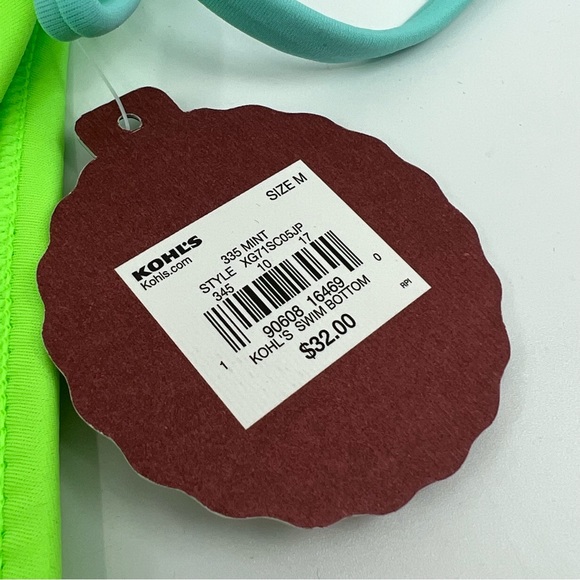 NEW SO Medium Bikini Swim Bottom Mint - Picture 7 of 7